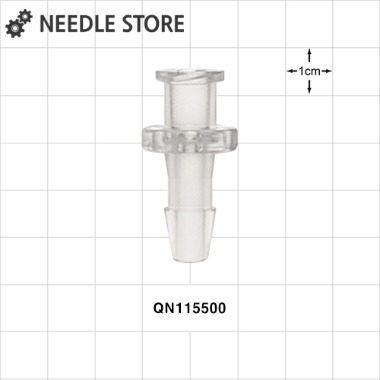 [QN115500]루어 락 튜빙 커넥터(PC)내경 5/32 인치5.0mm 튜빙에 적합