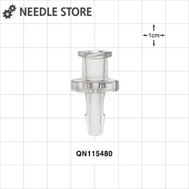 [QN115480] 루어 락 튜빙 커넥터 (PC) / 내경 1/8 인치 3.5mm 튜빙에 적합