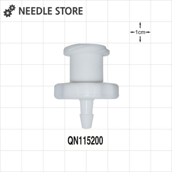 [QN115200] 실린저 루어락 튜빙 커넥터 (Nylon) 내경 1.6mm적합