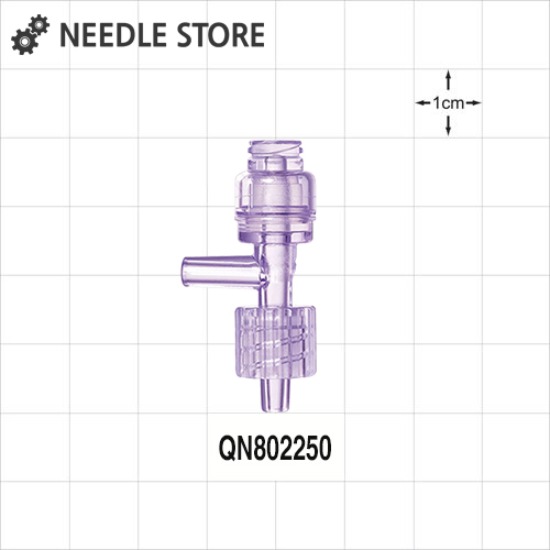 [QN802250]니들리스 액세스 T 커넥터 가능 루어 활성화 밸브, 회전 잠금 장치가있는 수 루어