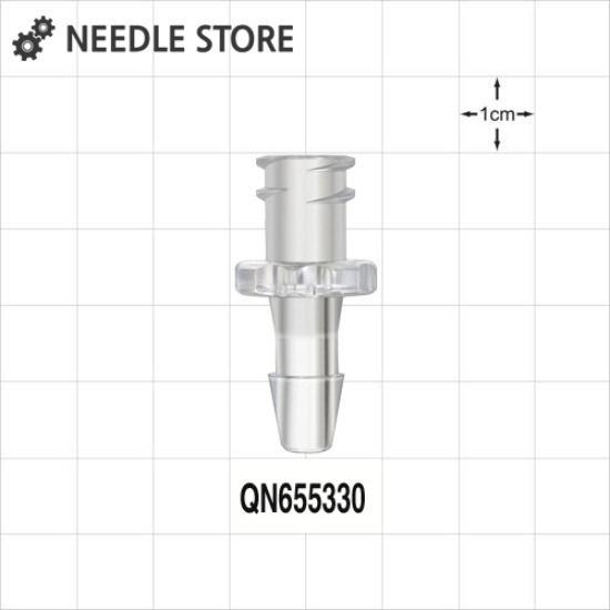 [QN655330] 실린저 루어락 튜빙 커넥터 (PC) 내경 3.96mm적합